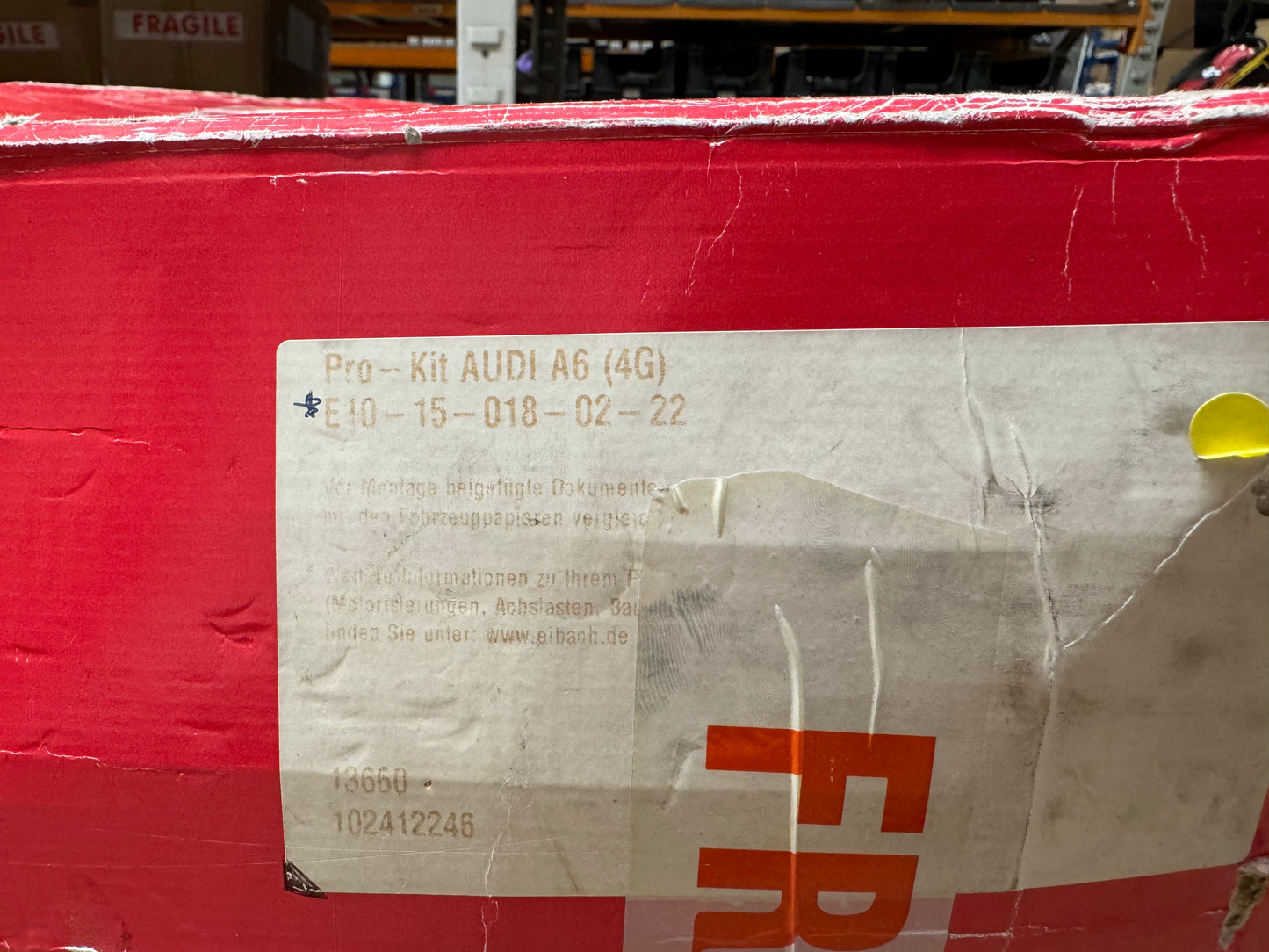 **CLEARANCE** Eibach Pro-Kit Lowering Springs for Audi A6 (C7) 3.0 TDI (E10-15-018-02-22)