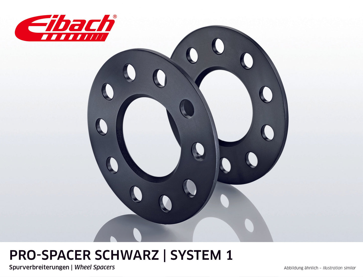 Eibach Pro-Spacer Kit (Pair Of Spacers) 5mm Per Spacer (System 1) S90-1-05-007-B (Black) at £59.42