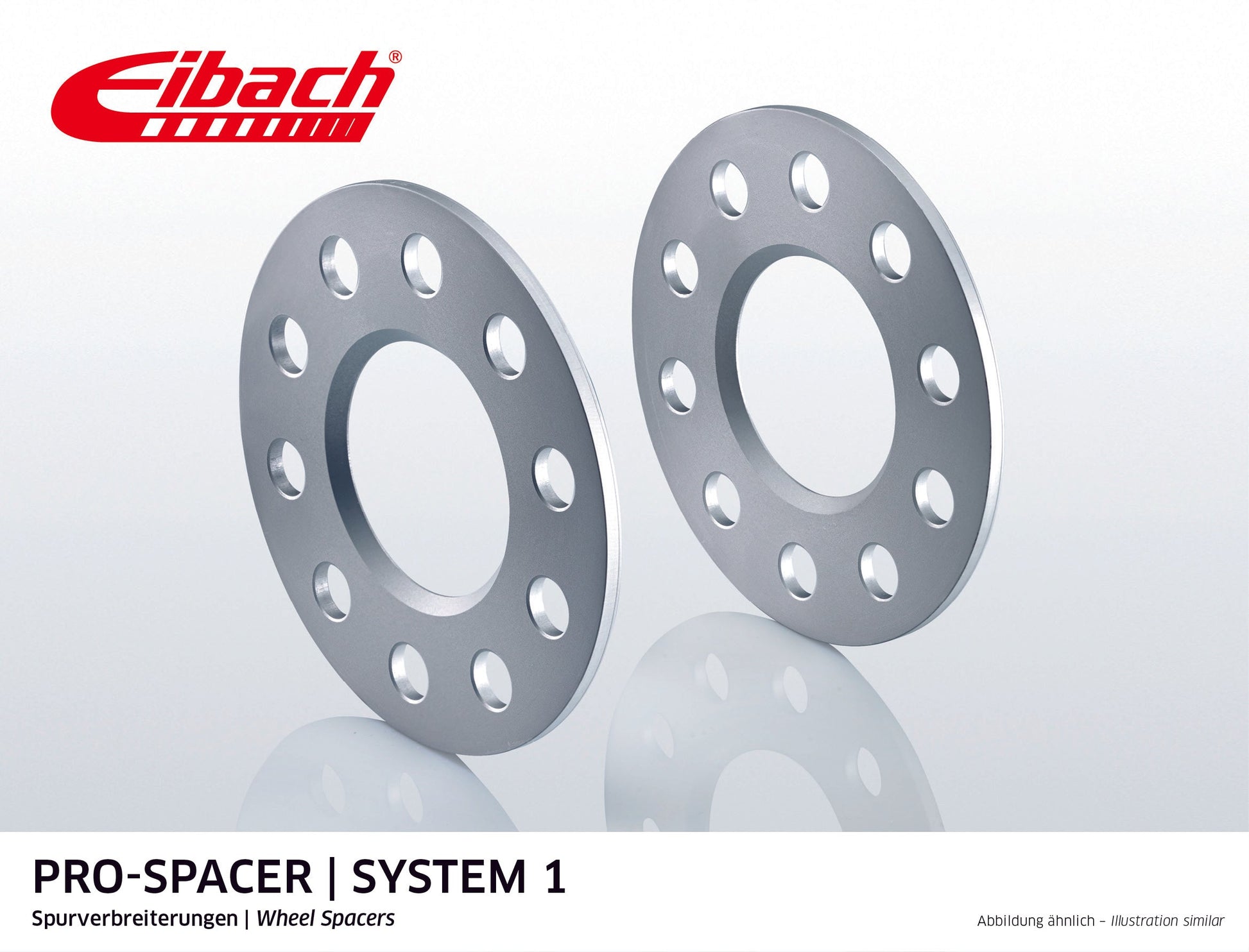 Eibach Pro-Spacer Kit (Pair Of Spacers) 5mm Per Spacer (System 1) S90-1-05-011 (Silver) at £59.42