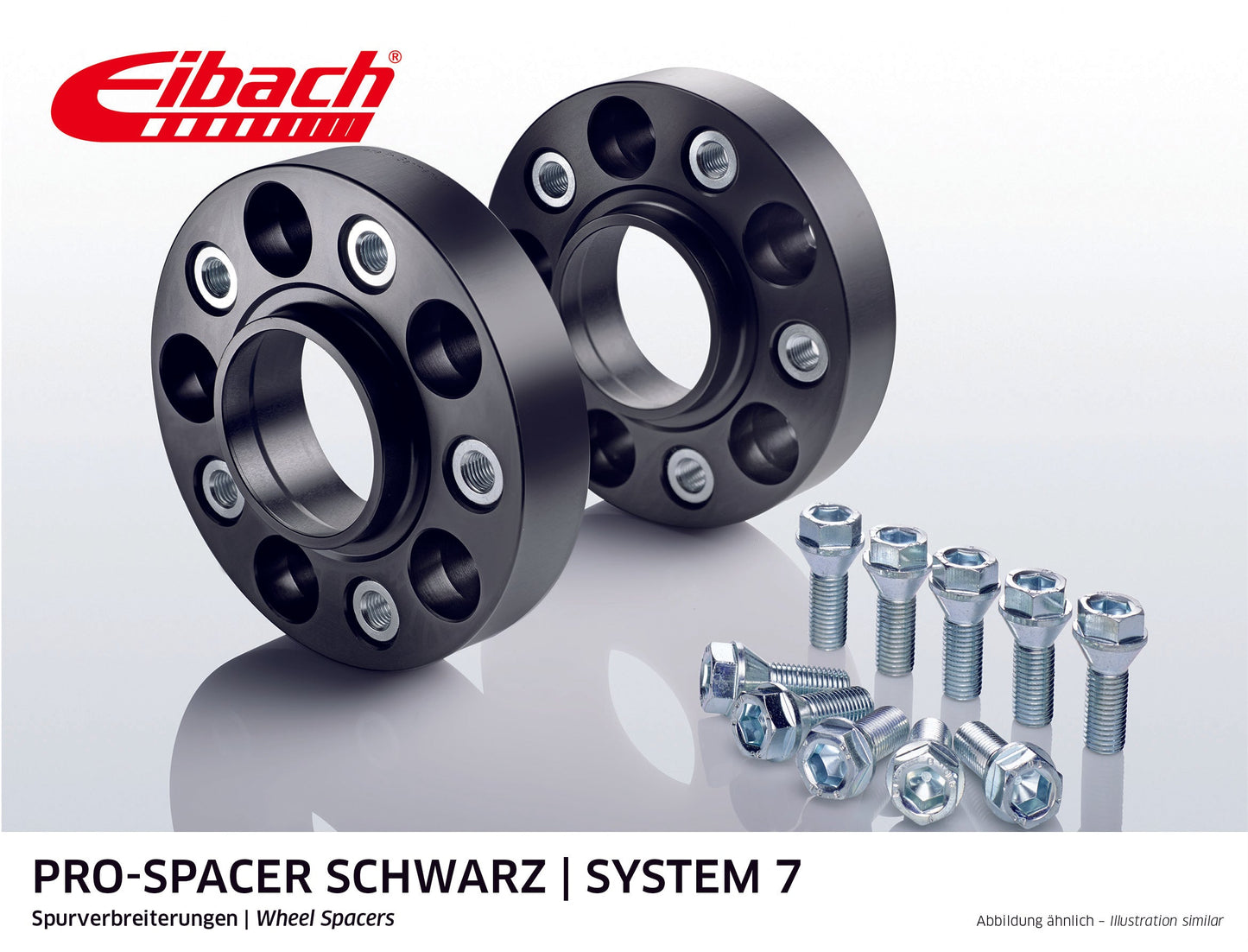 Eibach Pro-Spacer Kit (Pair Of Spacers) 30mm Per Spacer (System 7) S90-7-30-007-B (Black) at £175.85